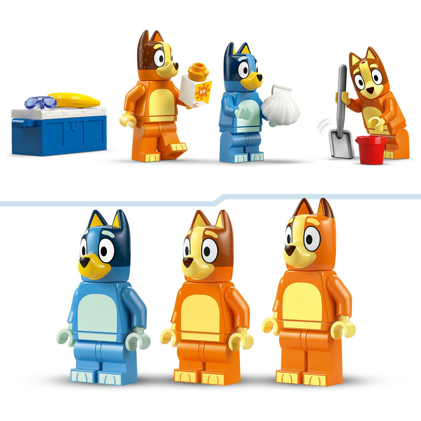 11202 Bluey -  Blueys Strandausflug, Konstruktionsspielzeug