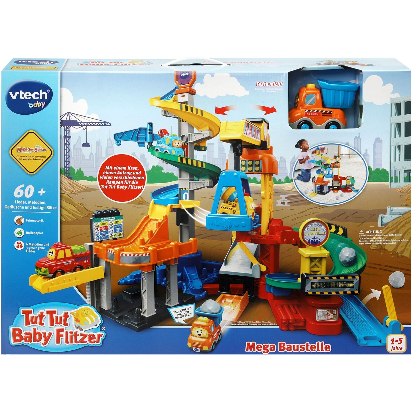 VTech Tut Tut Baby Flitzer - Mega Baustelle, Spielgebäude