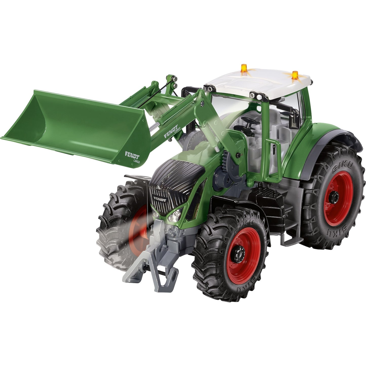 SIKU CONTROL32 Fendt 933 Vario mit Frontlader und Bluetooth App-Steuerung (grün, 1:32)