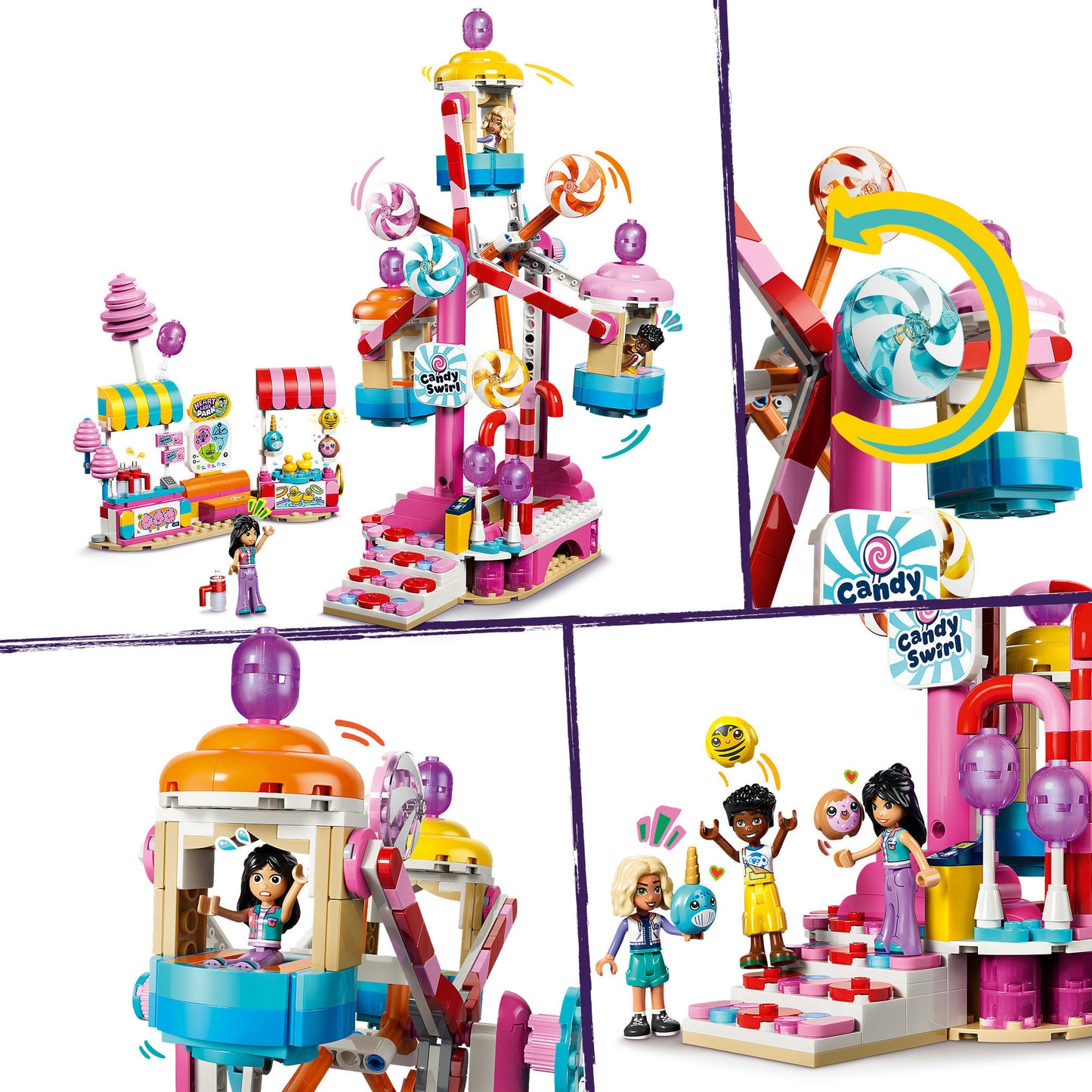 42700 Friends Cupcake-Riesenrad, Konstruktionsspielzeug
