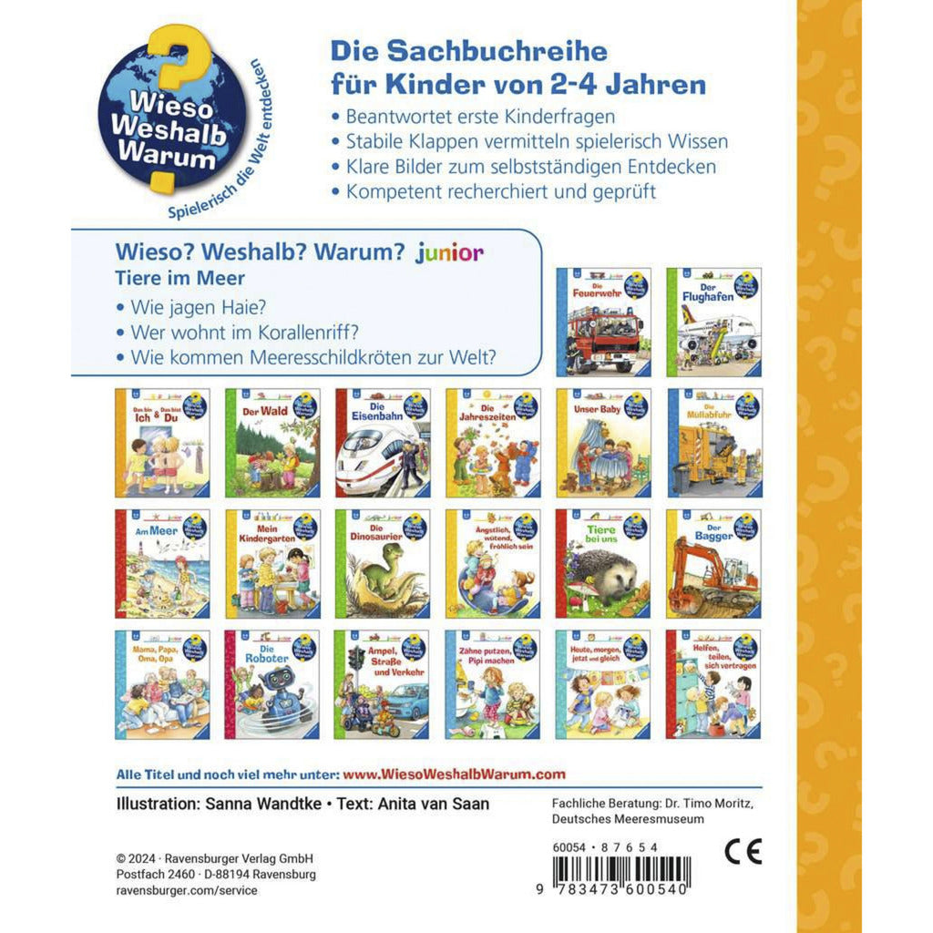 Wieso? Weshalb? Warum? junior Band 57 - Tiere im Meer, Lernbuch