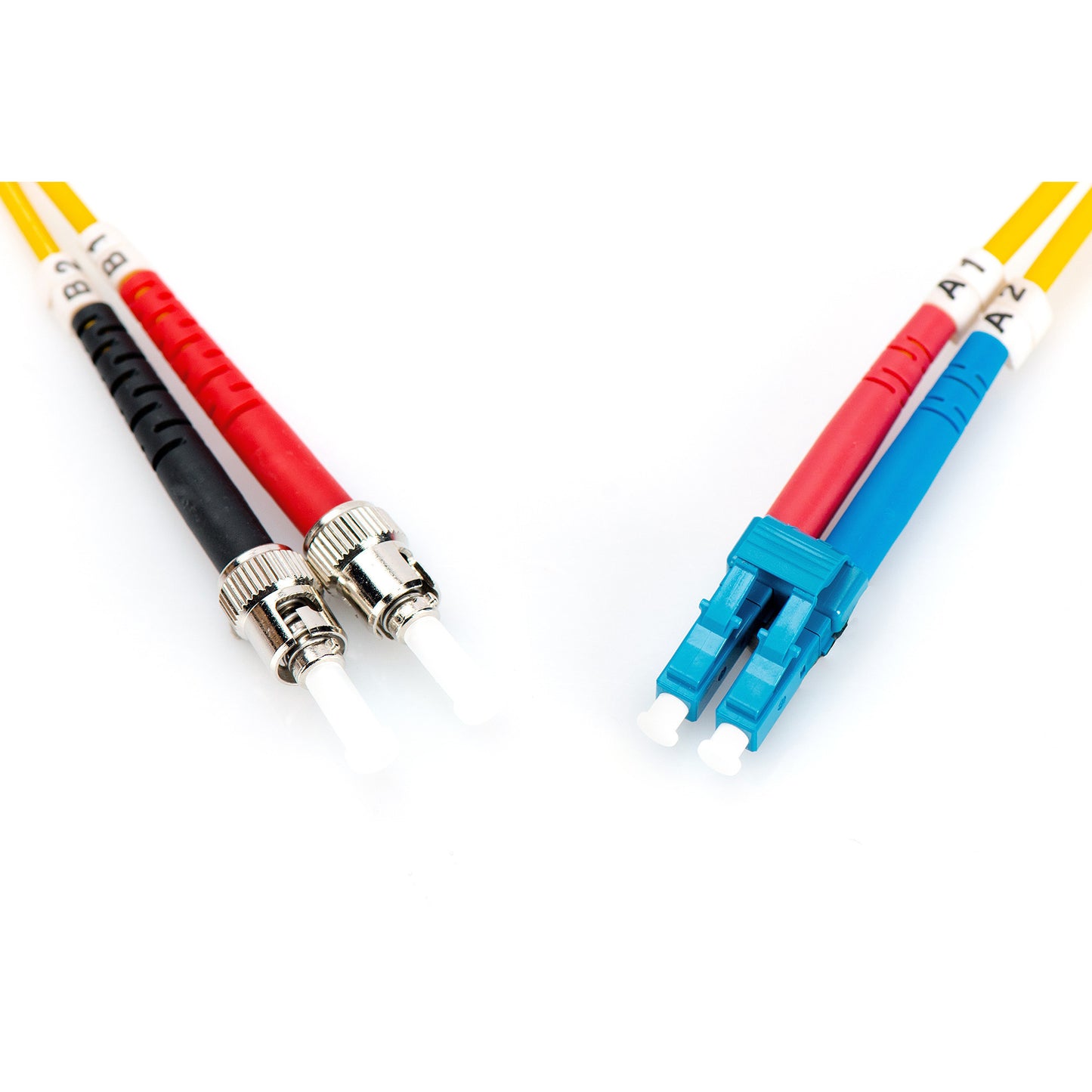 LWL Patchkabel, Duplex, LC > ST Stecker, Singlemode OS2