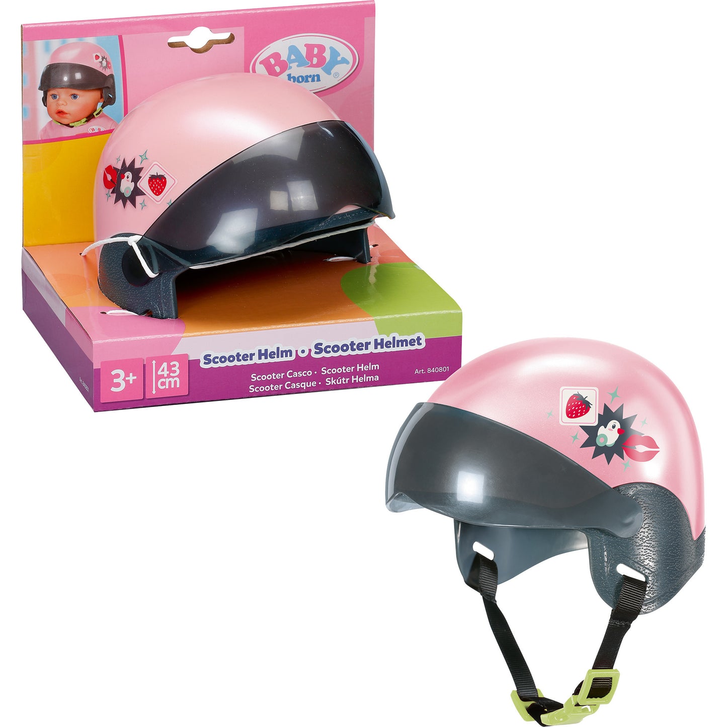 BABY born Scooter Helm 43cm, Puppenzubehör