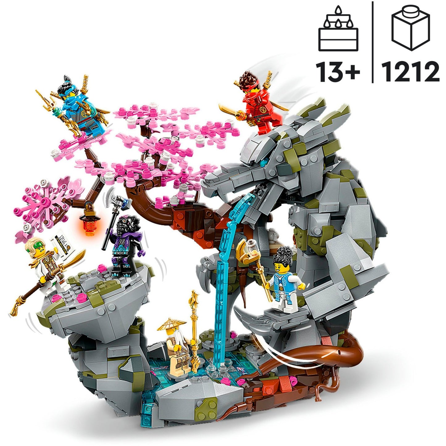 LEGO 71819 Ninjago Drachenstein-Tempel, Konstruktionsspielzeug