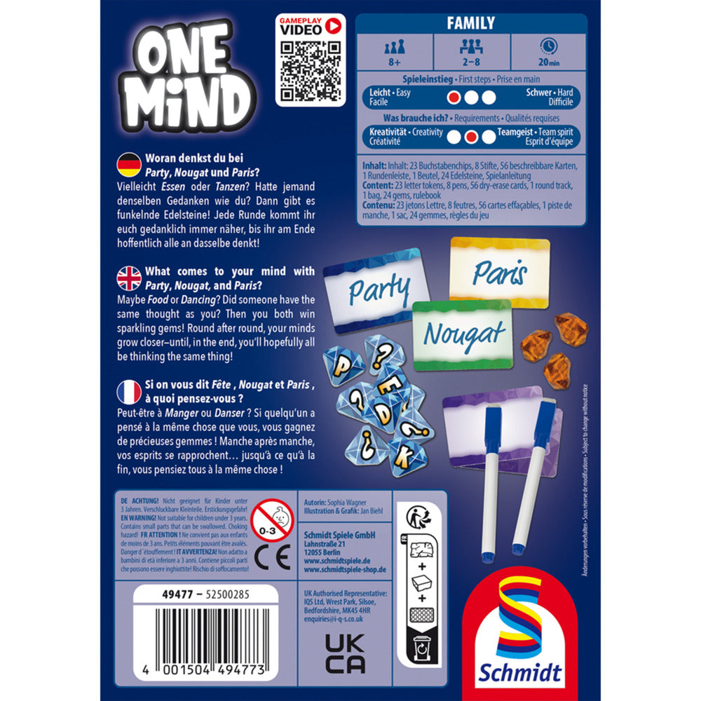 One Mind, Denkspiel