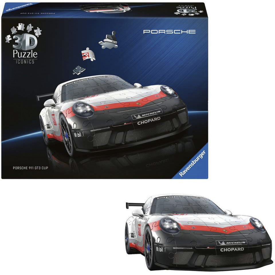 3D Puzzle Iconics: Porsche 911 GT3 Cup