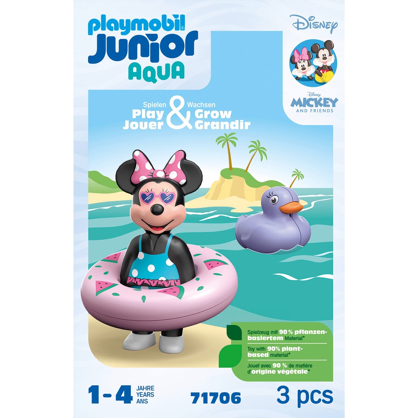 PLAYMOBIL 71706 Junior Aqua & Disney: Minnies Strandausflug, Spielfigur