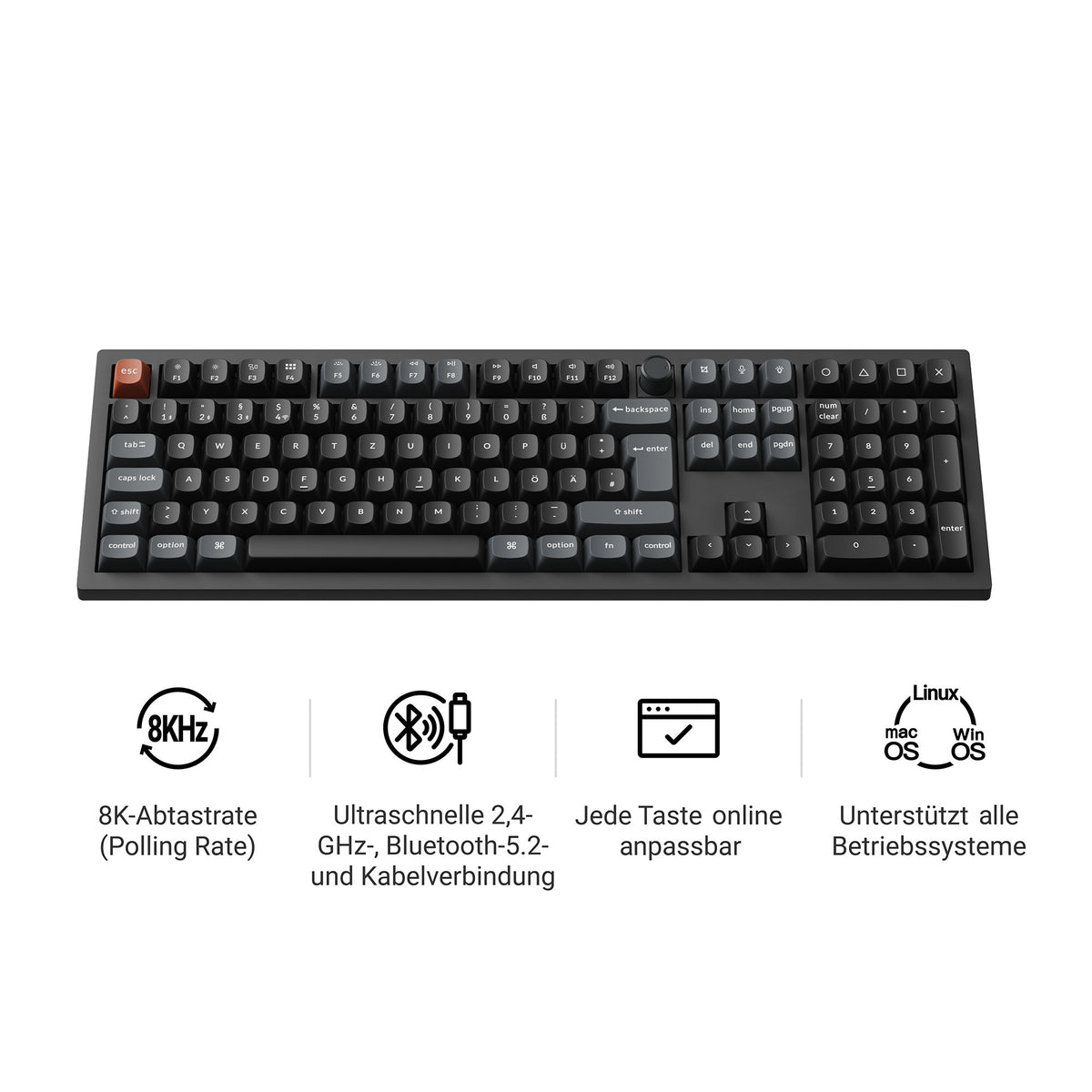 V6 Ultra 8K, Gaming-Tastatur