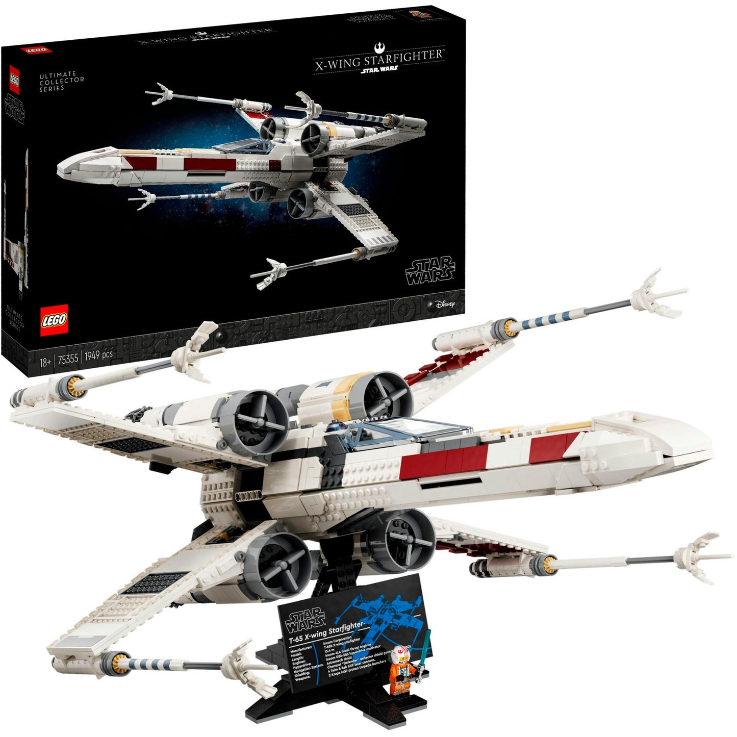 LEGO 75355 Star Wars X-Wing Starfighter, Konstruktionsspielzeug