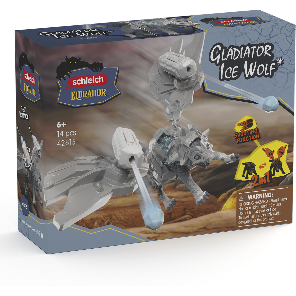 Eldrador Gladiator Eiswolf, Spielfigur