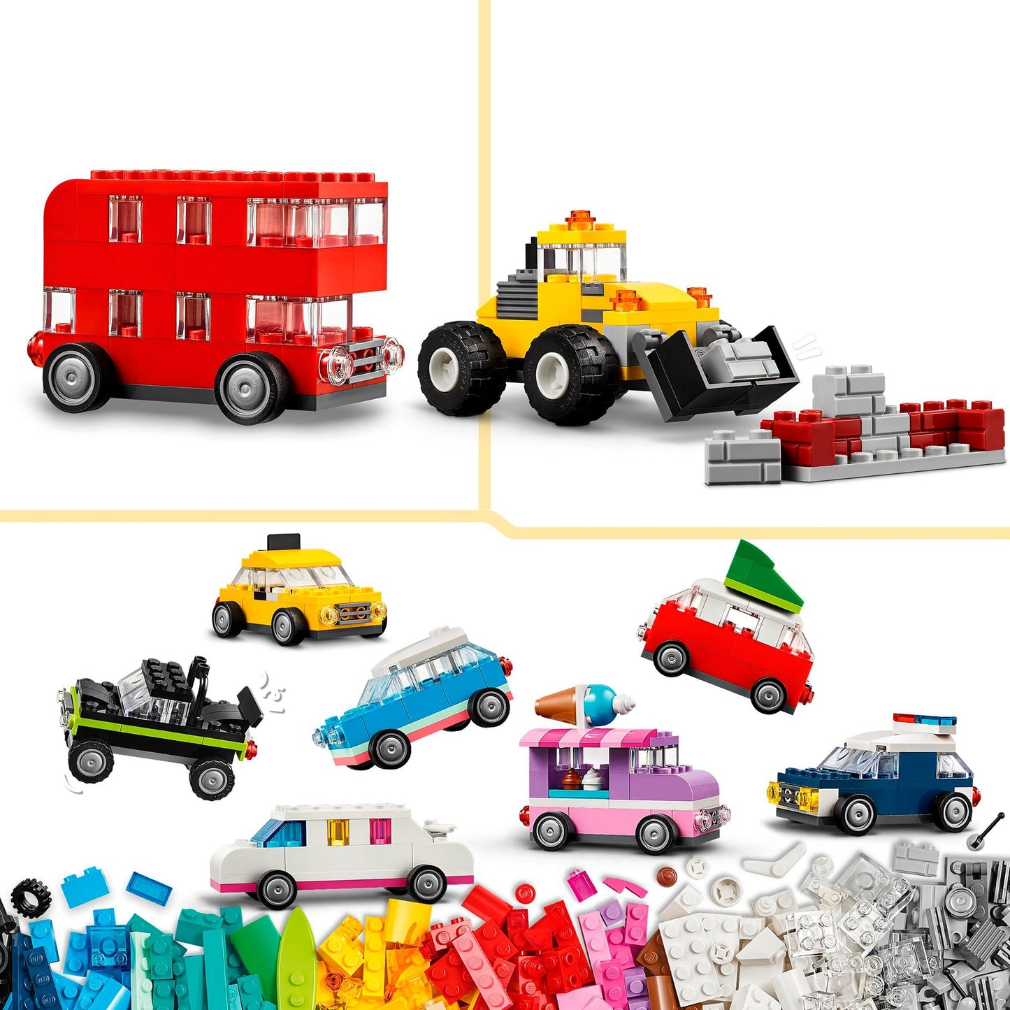 LEGO 11036 Classic Kreative Fahrzeuge, Konstruktionsspielzeug