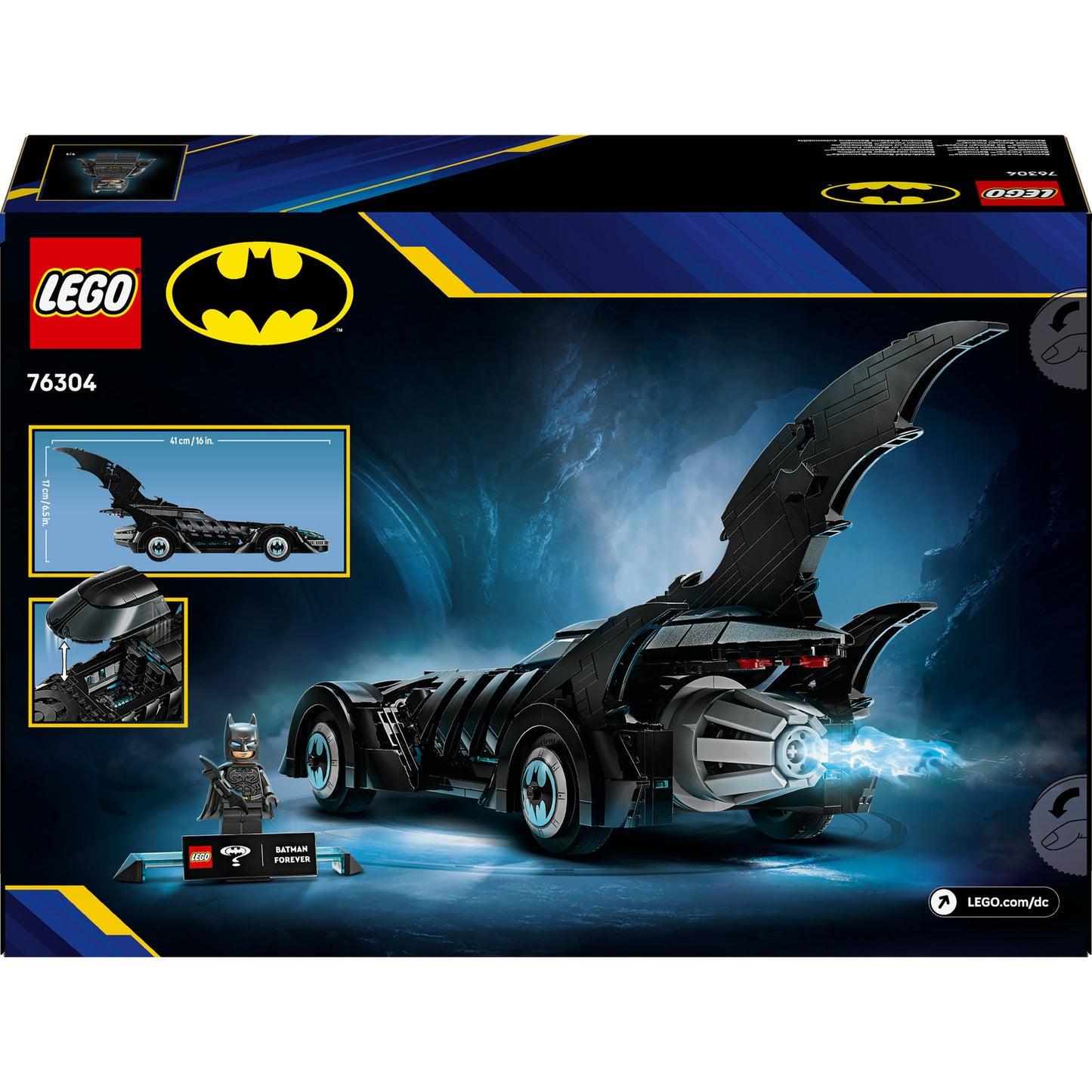 76304 LEGO DC Super Heroes Batman Forever Batmobil, Konstruktionsspielzeug