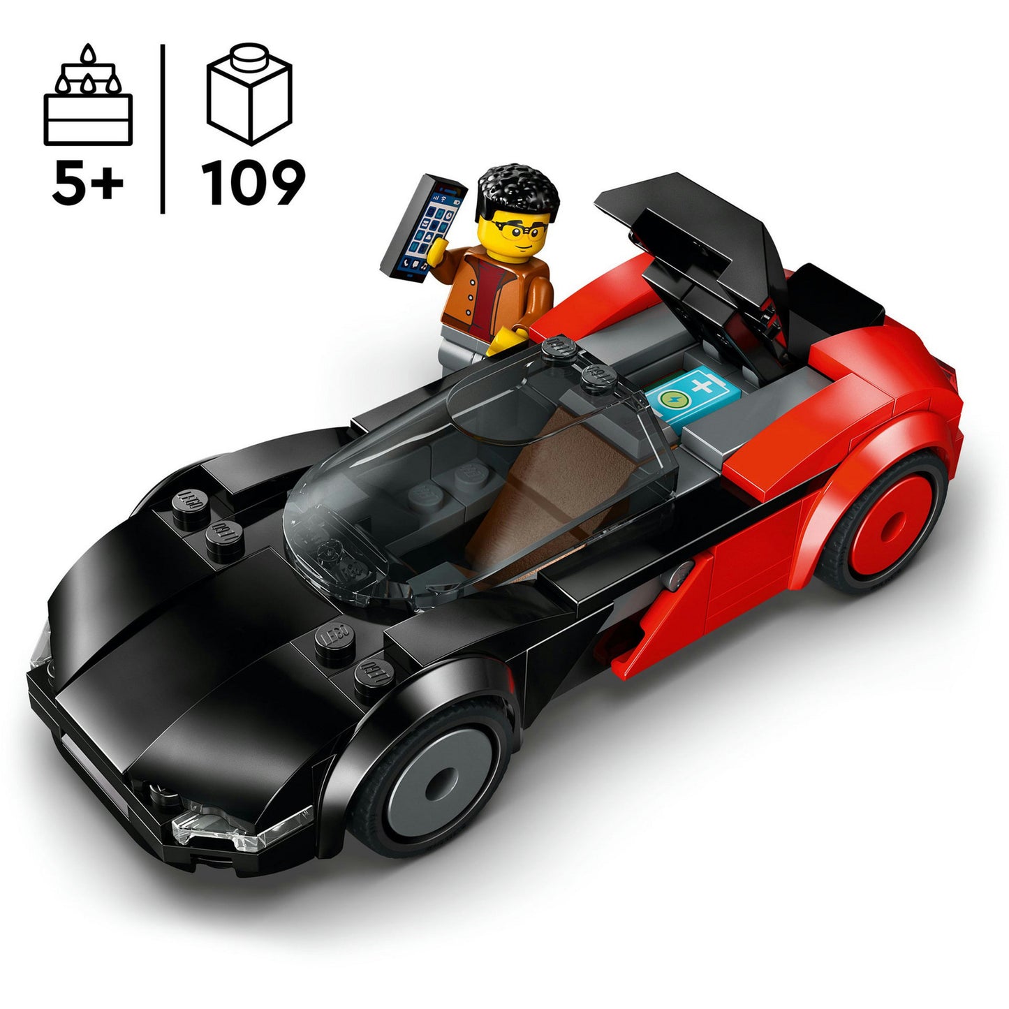 60486 City Elektro-Supersportwagen, Konstruktionsspielzeug