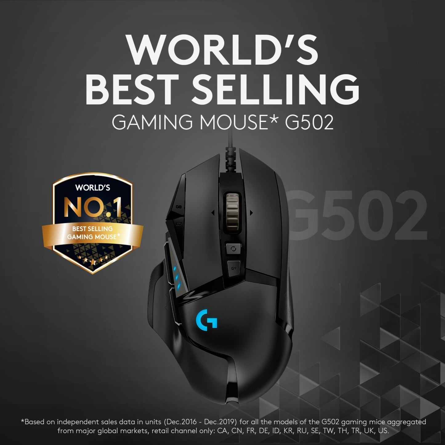 Logitech G502 HERO (schwarz)