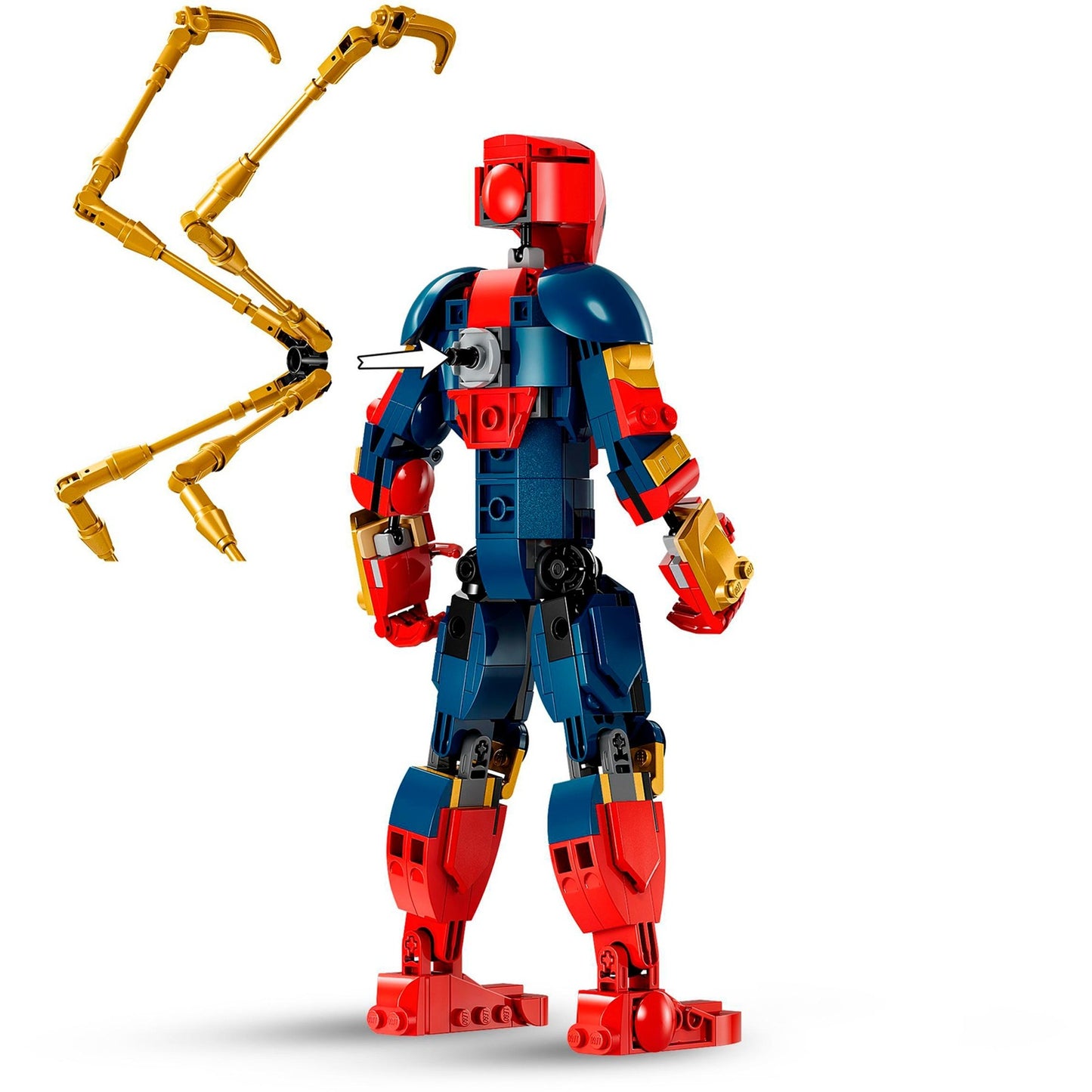 LEGO 76298 Marvel Iron Spider-Man Baufigur, Konstruktionsspielzeug