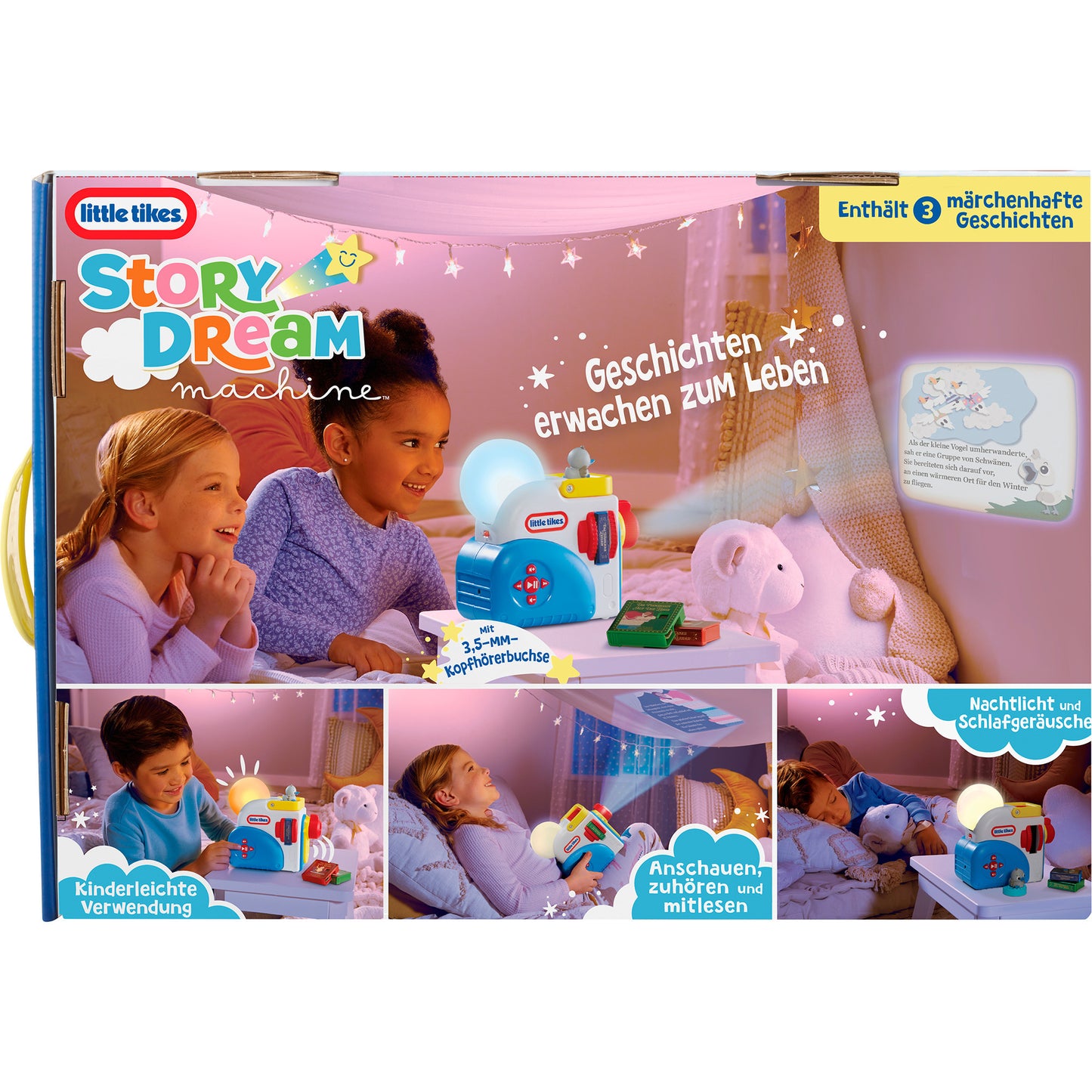 Little Tikes Story Dream Machine inkl. Märchen-Kollektion, Media-Player