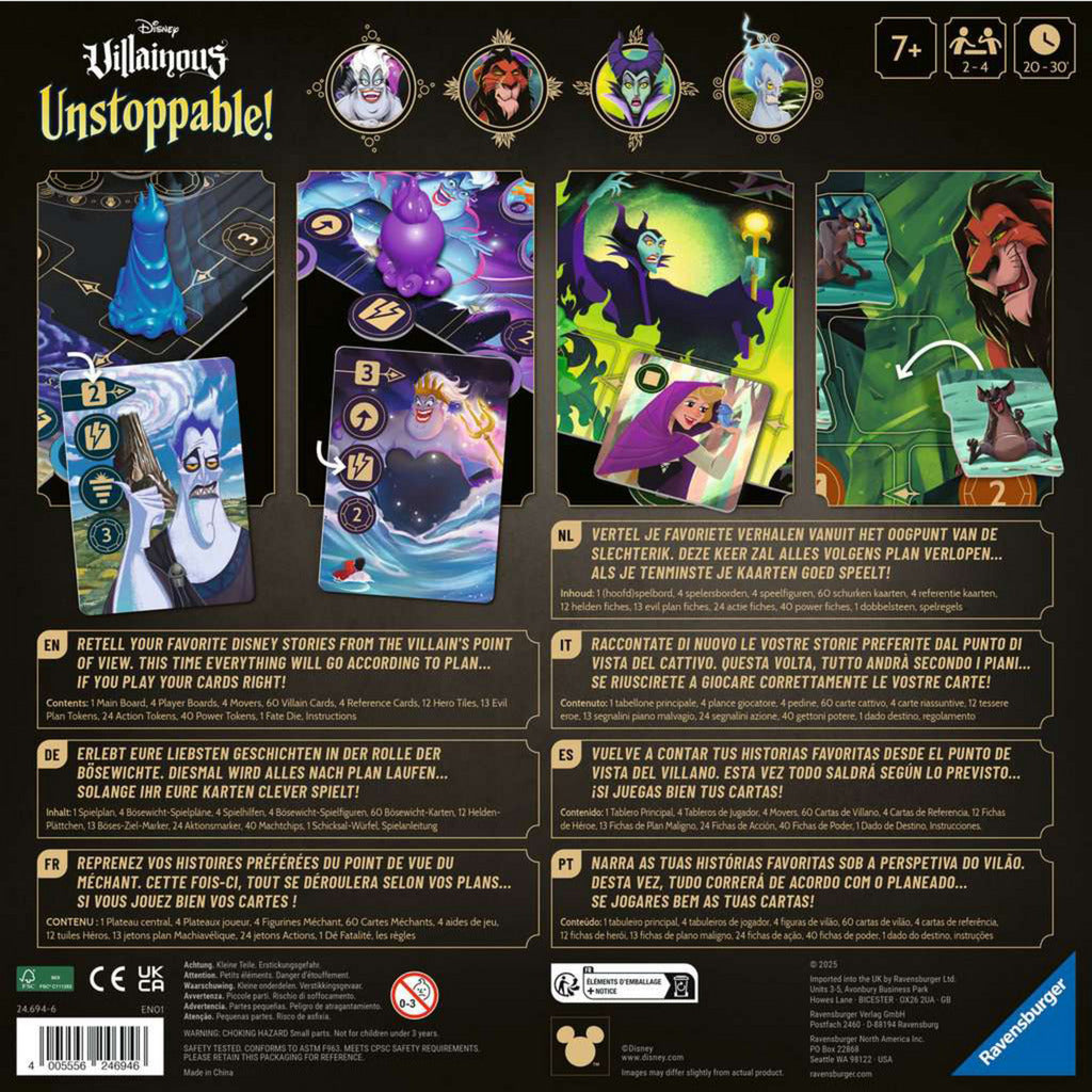 Disney Villainous - Unstoppable!, Brettspiel