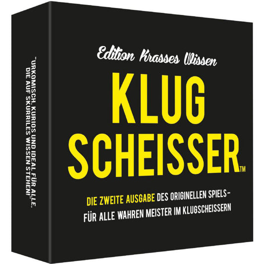 Klugscheisser 2 Black Edition - Edition krasses Wissen, Partyspiel
