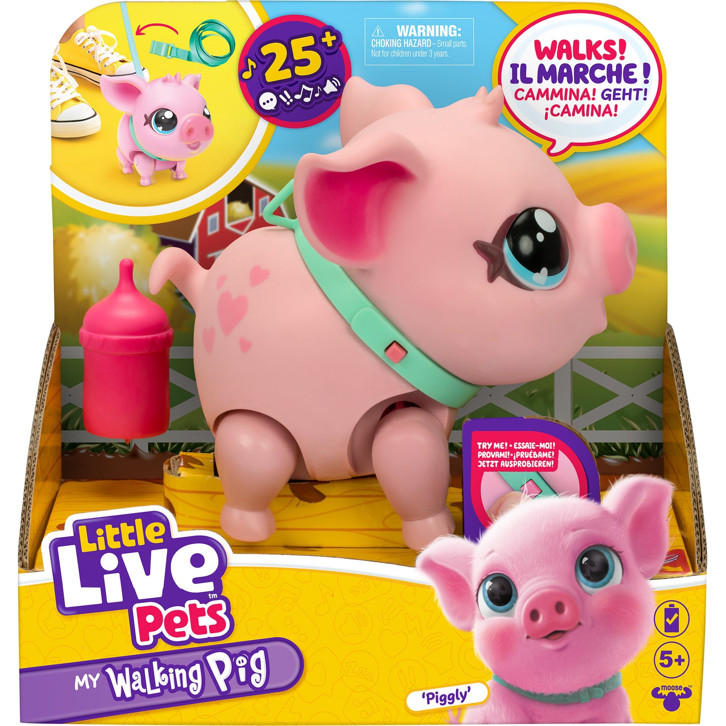 Little Live Pets - Mein Hausschwein Piggly, Kuscheltier