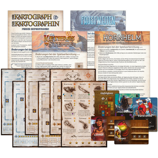 Der Kartograph & Die Kartographin: Ferne Expeditionen, Gesellschaftsspiel