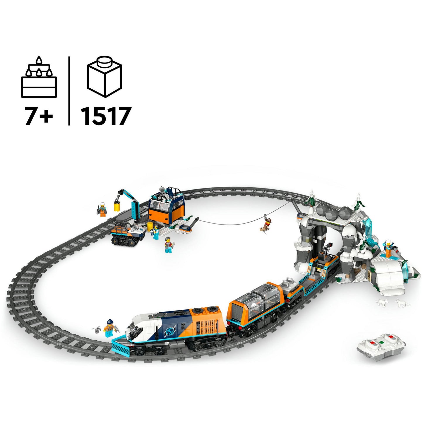 60470 City Arktis-Polarexpress, Konstruktionsspielzeug