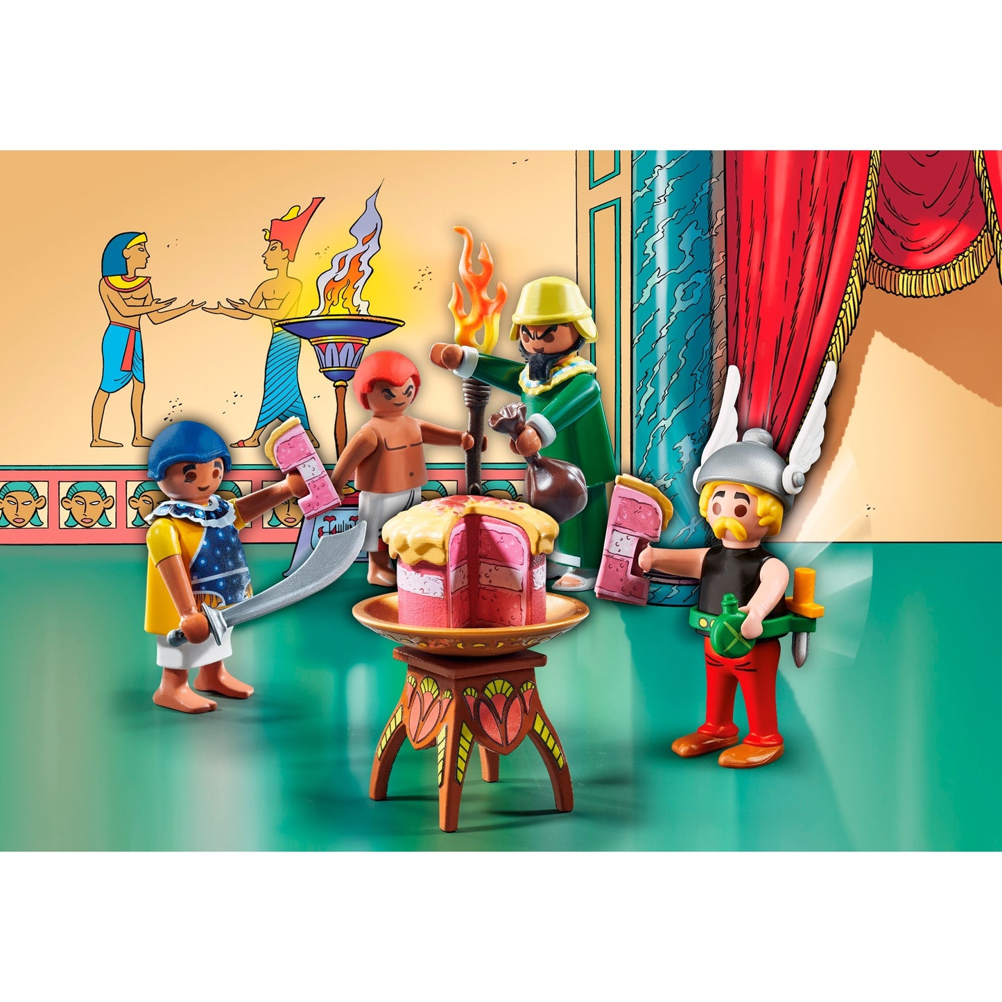 PLAYMOBIL 71269 Asterix Pyradonis' vergiftete Torte, Konstruktionsspielzeug