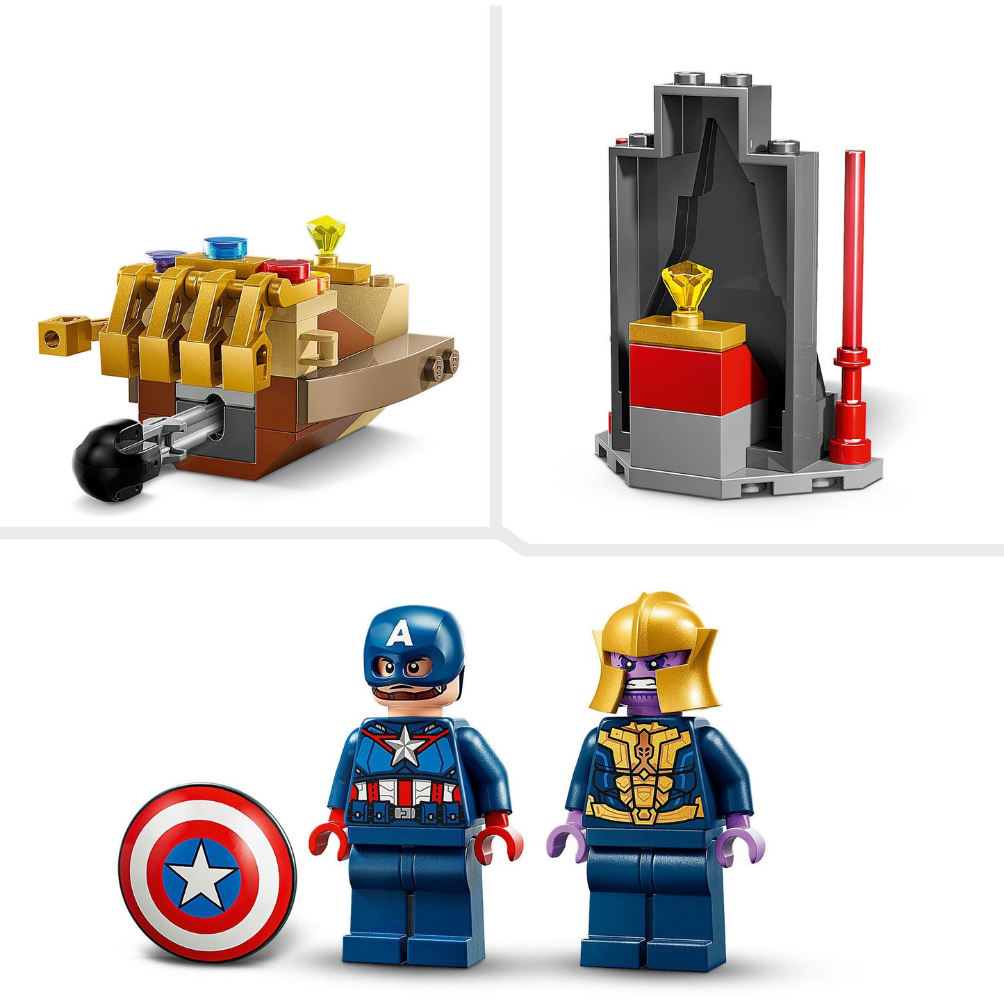 76319 Marvel Super Heroes Captain America vs. Thanos, Konstruktionsspielzeug