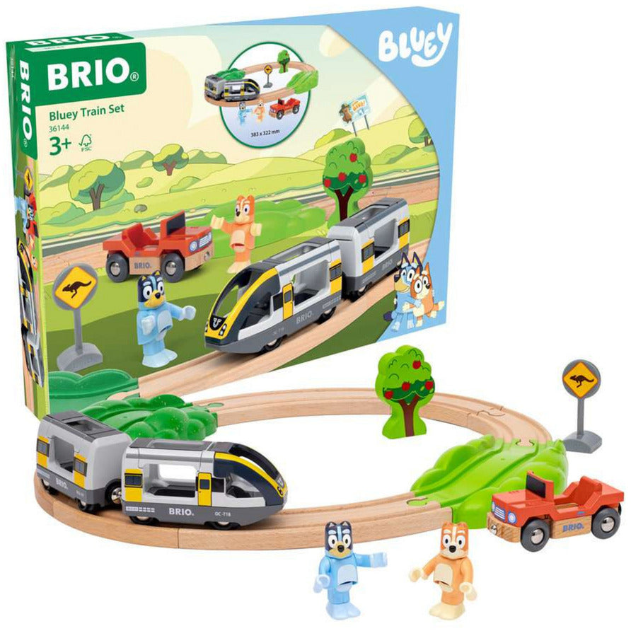 World - Bluey Zugset, Spielfahrzeug