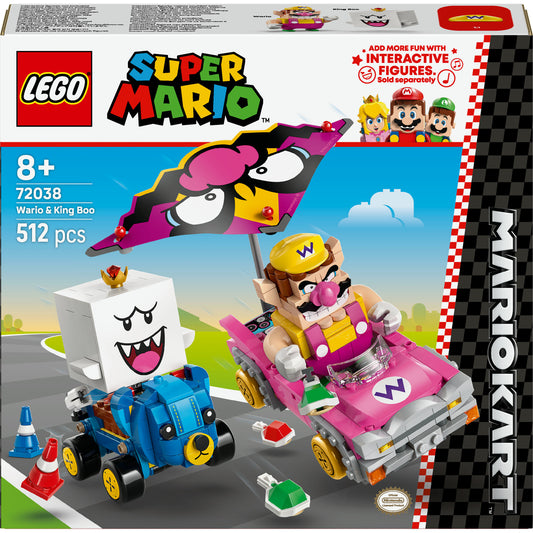 72038 Super Mario - Mario Kart: Wario & König Buu Huu, Konstruktionsspielzeug