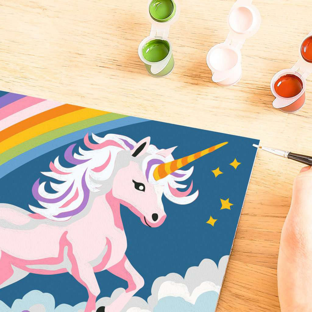 CreArt - Pinkes Einhorn, Malen
