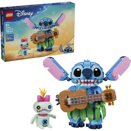43296 Disney Classic Stitch und Scrump, Konstruktionsspielzeug