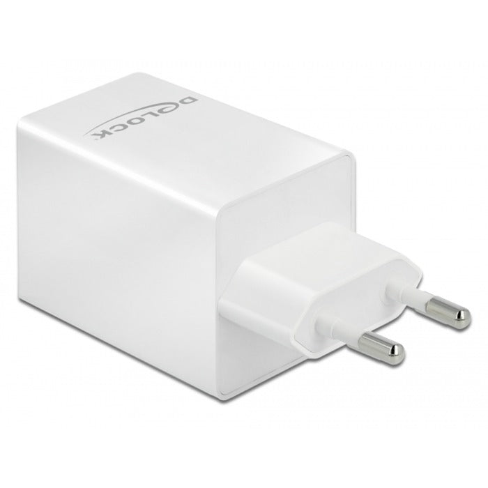 DeLOCK USB Ladegerät 1x USB-C PD 3.0 kompakt, 60 Watt (weiss)