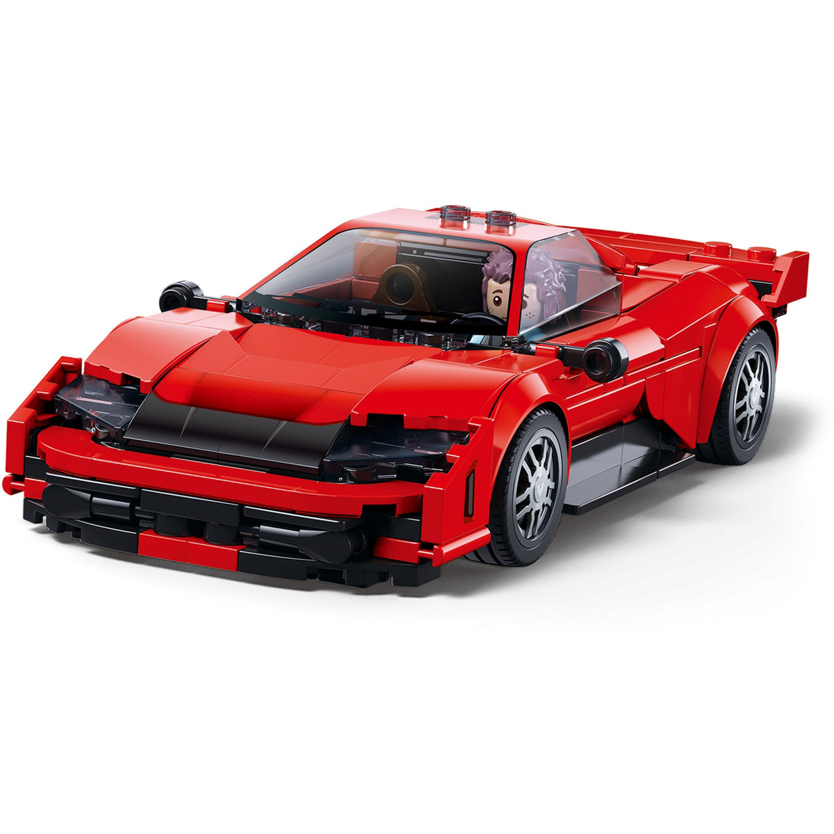ModelBricks Roter Sportwagen, Konstruktionsspielzeug