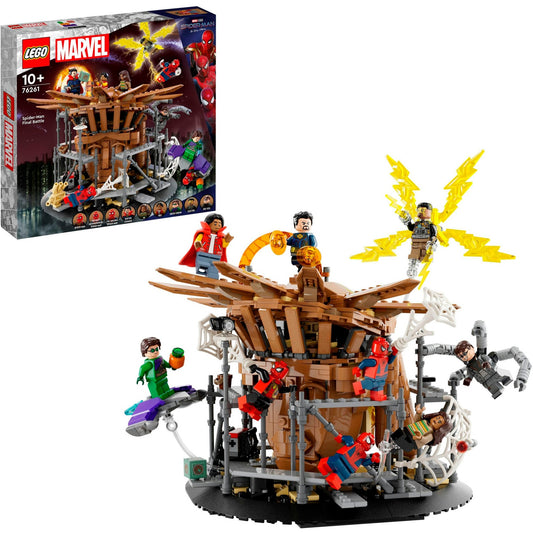 LEGO 76261 Marvel Super Heroes Spider-Mans großer Showdowns, Konstruktionsspielzeug