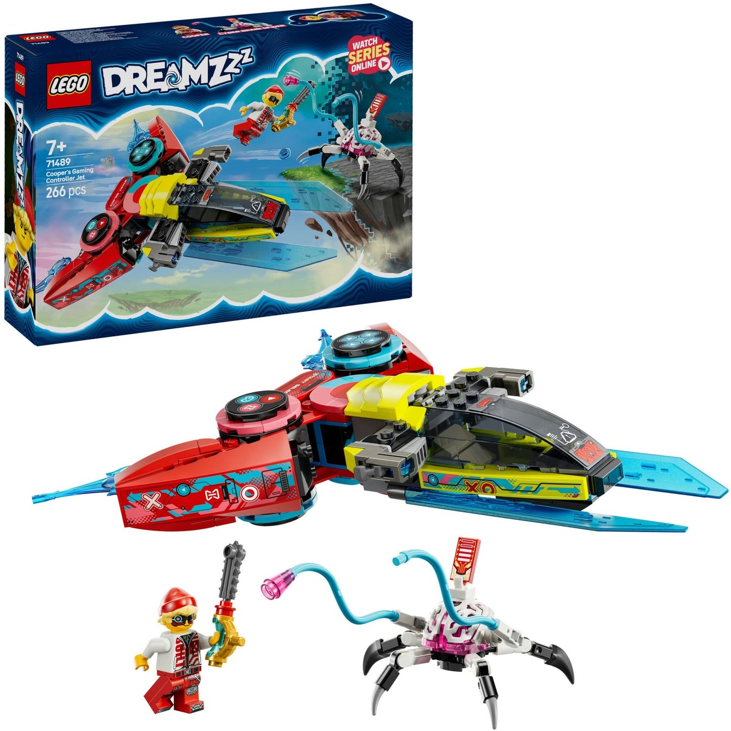 71489 DREAMZzz Coopers fliegender Videospiel-Controller, Konstruktionsspielzeug