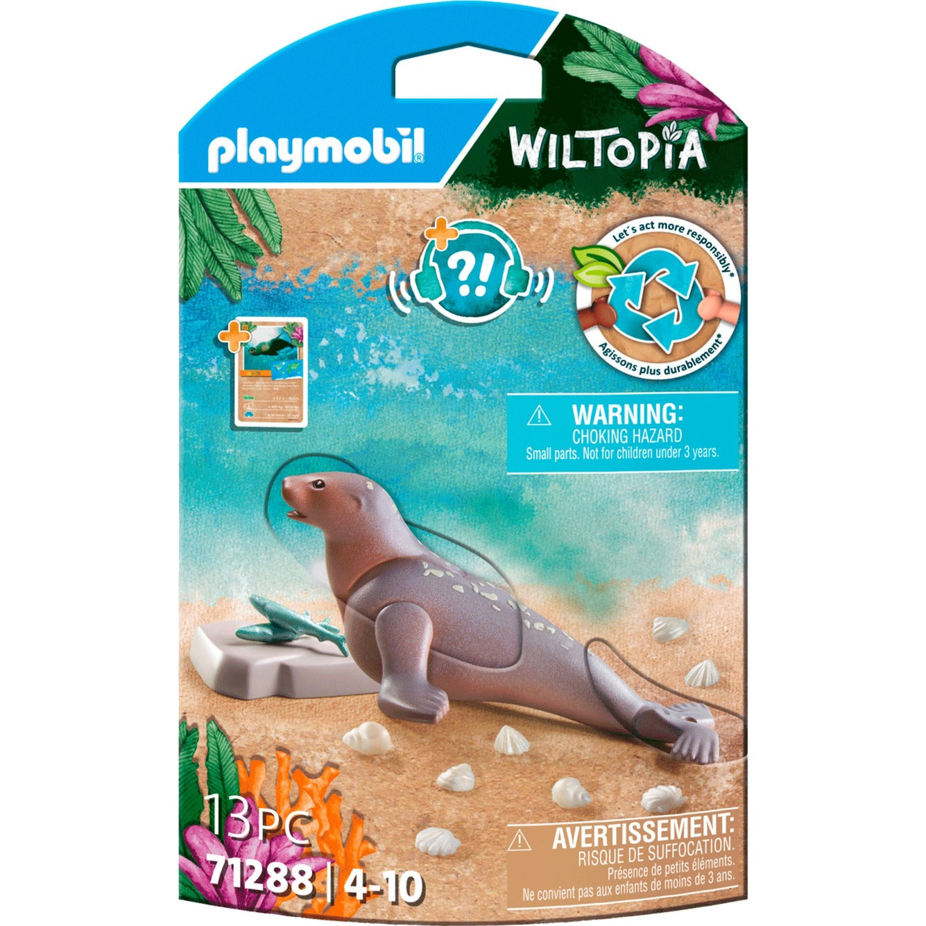 PLAYMOBIL 71288 Wiltopia Seelöwe, Konstruktionsspielzeug