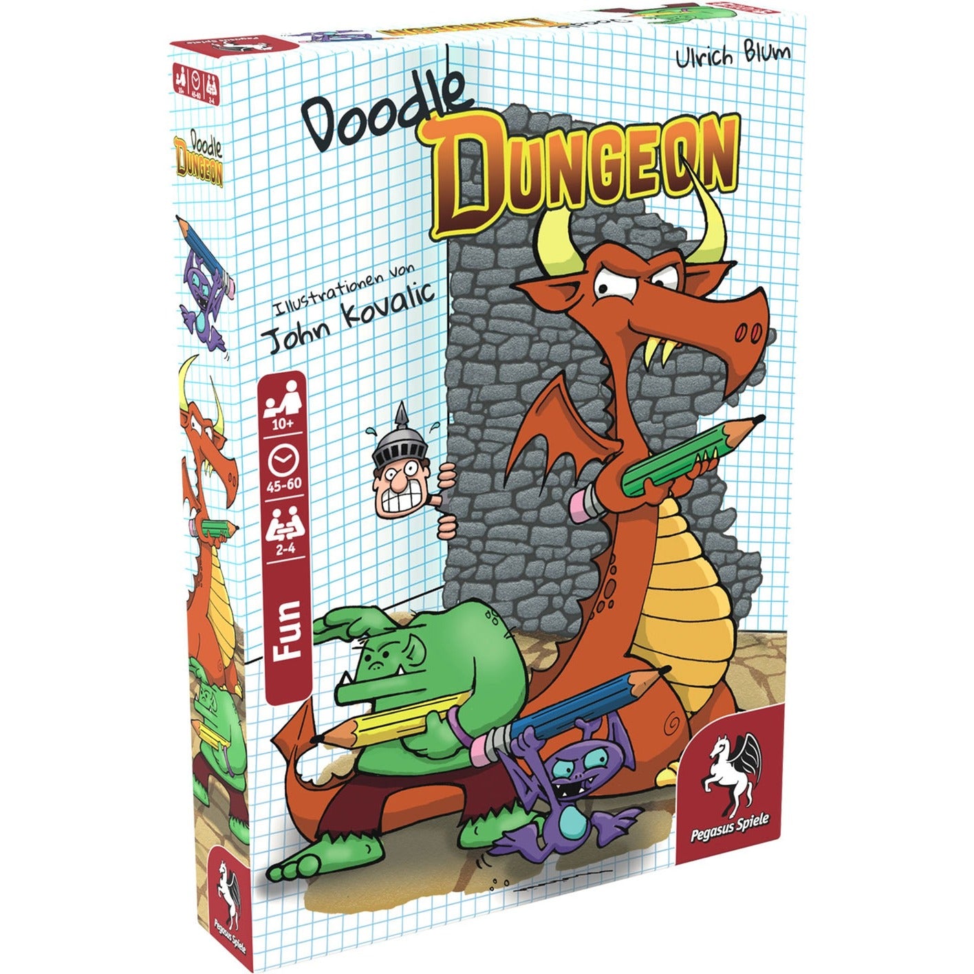 Pegasus Doodle Dungeon, Brettspiel