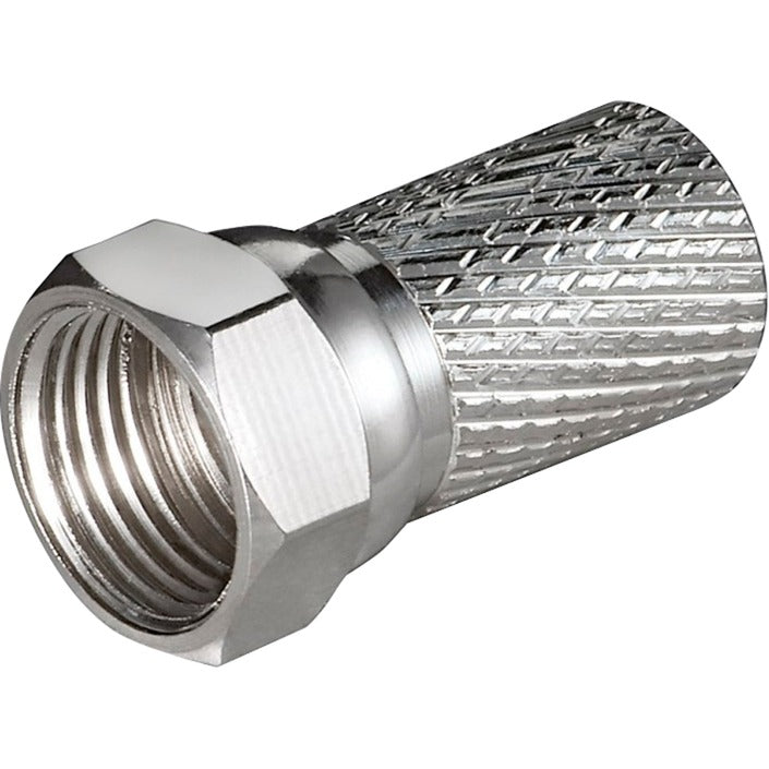 Goobay F-Stecker 7mm (silber)