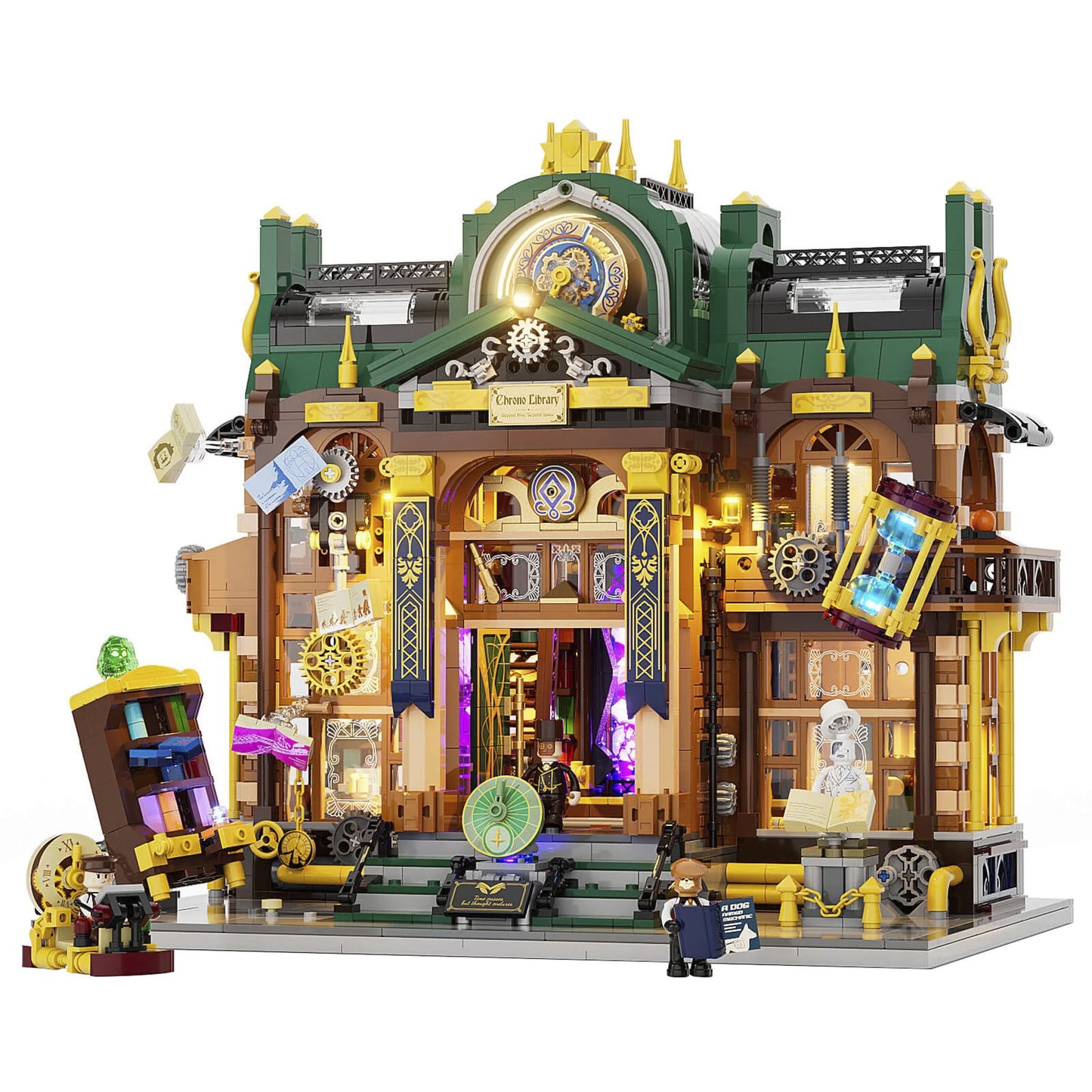 Steampunk Time Rift Bibliothek, Konstruktionsspielzeug