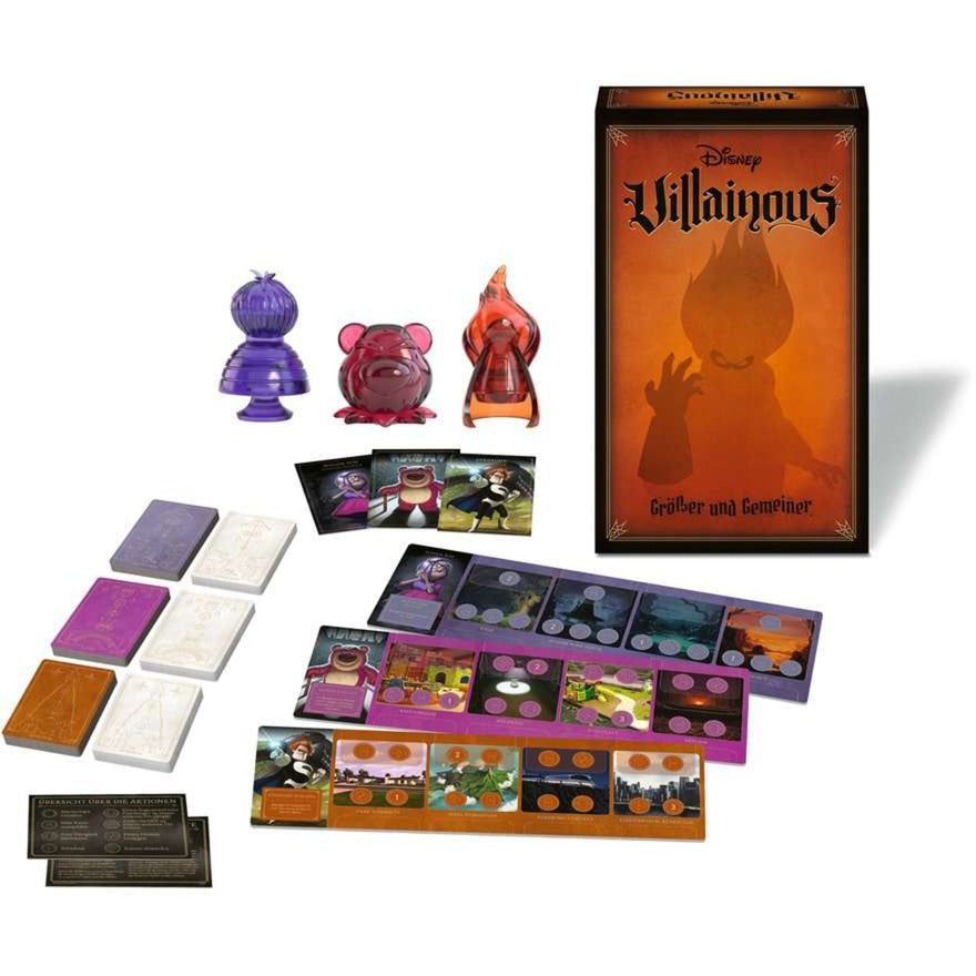 Ravensburger Disney Villainous - Größer und Gemeiner, Brettspiel