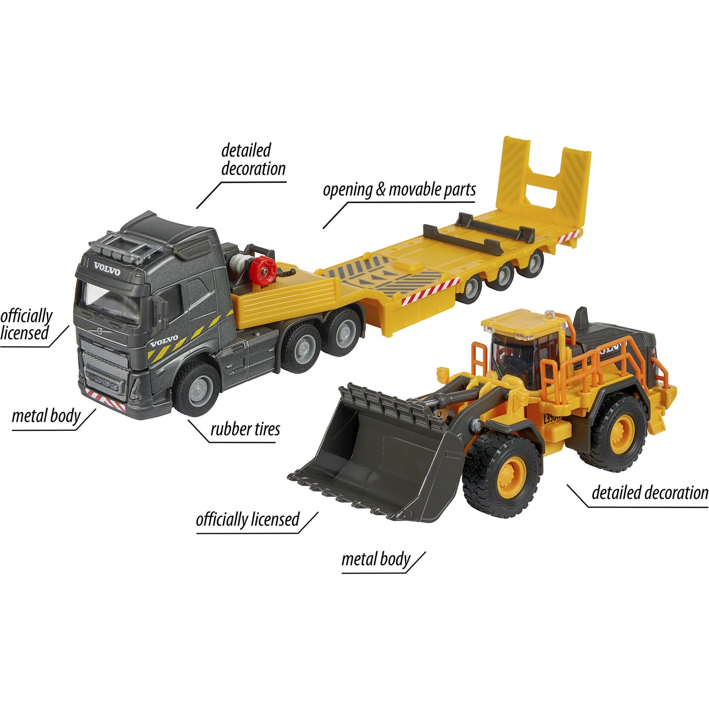 Volvo FH16 Truck + Wheel Loader, Spielfahrzeug