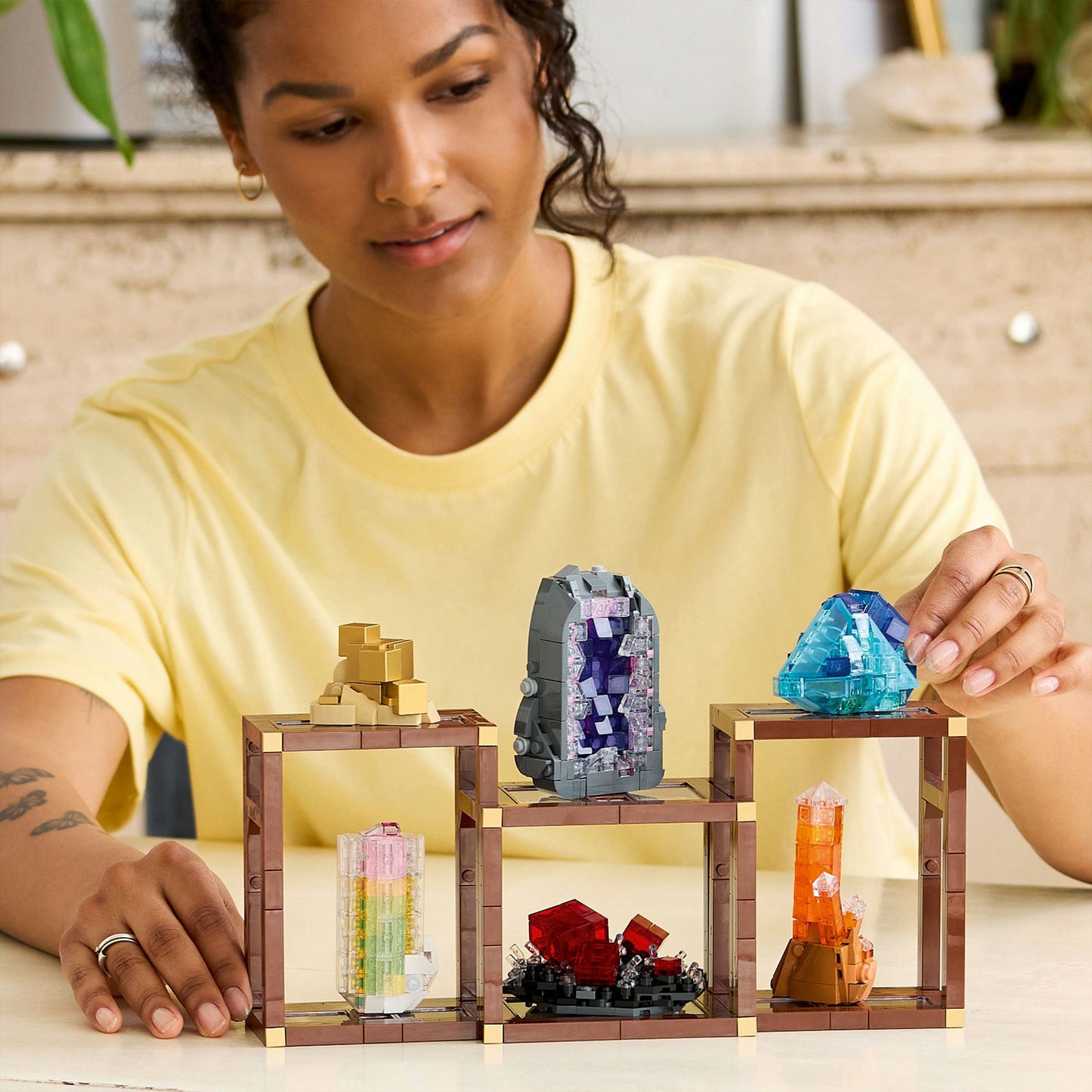 21362 Ideas Mineraliensammlung, Konstruktionsspielzeug