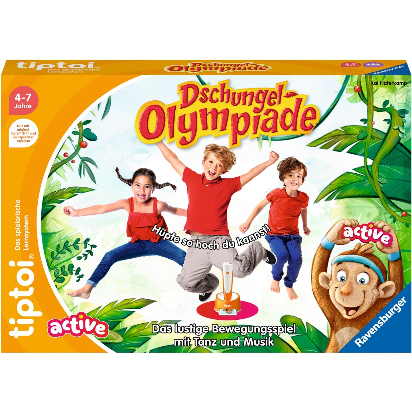 Ravensburger tiptoi ACTIVE Dschungel-Olympiade