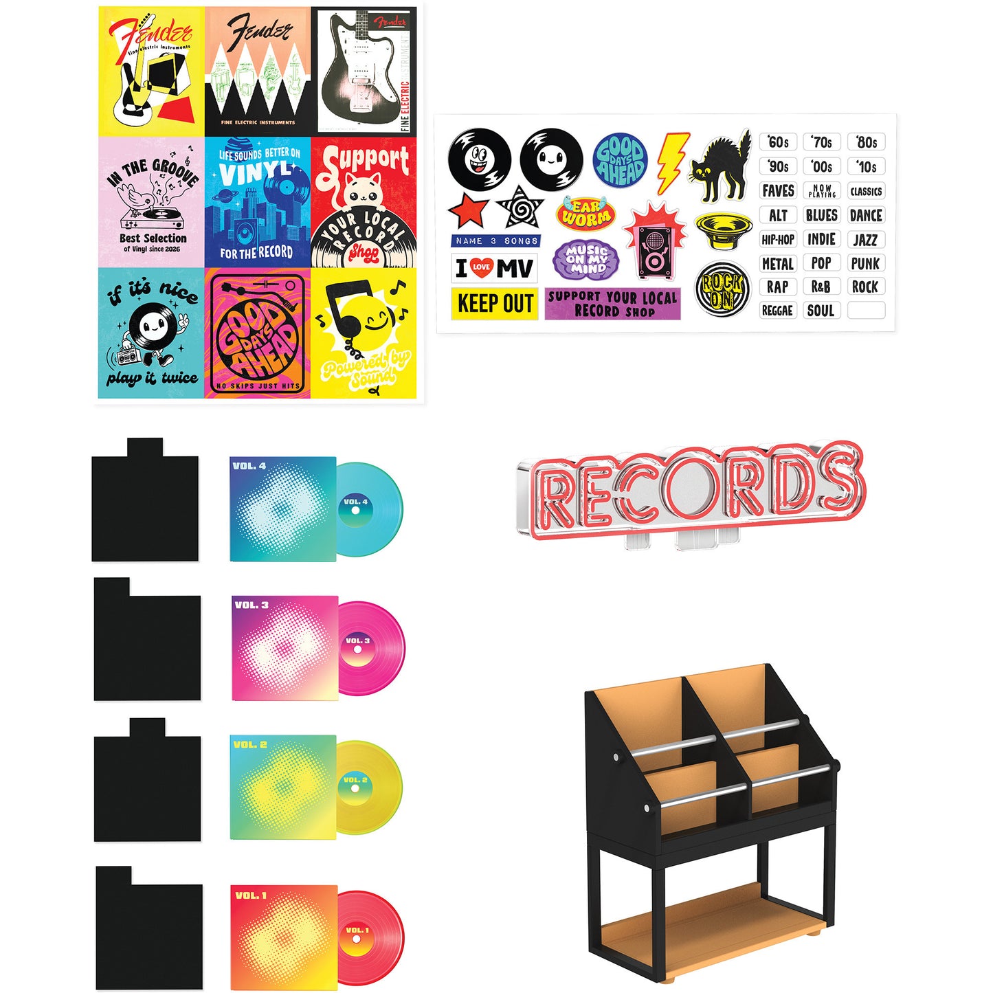MGA's Miniverse - Real Music Record Shop, Basteln