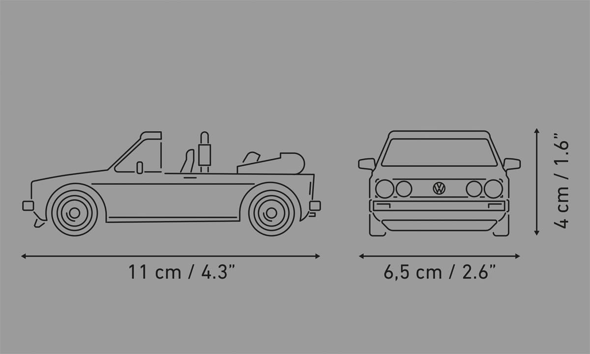 Volkswagen Golf GTI British Version Cabriolet (1984), Konstruktionsspielzeug