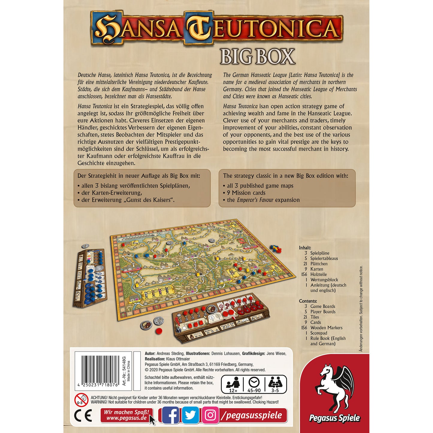 Hansa Teutonica Big Box, Brettspiel