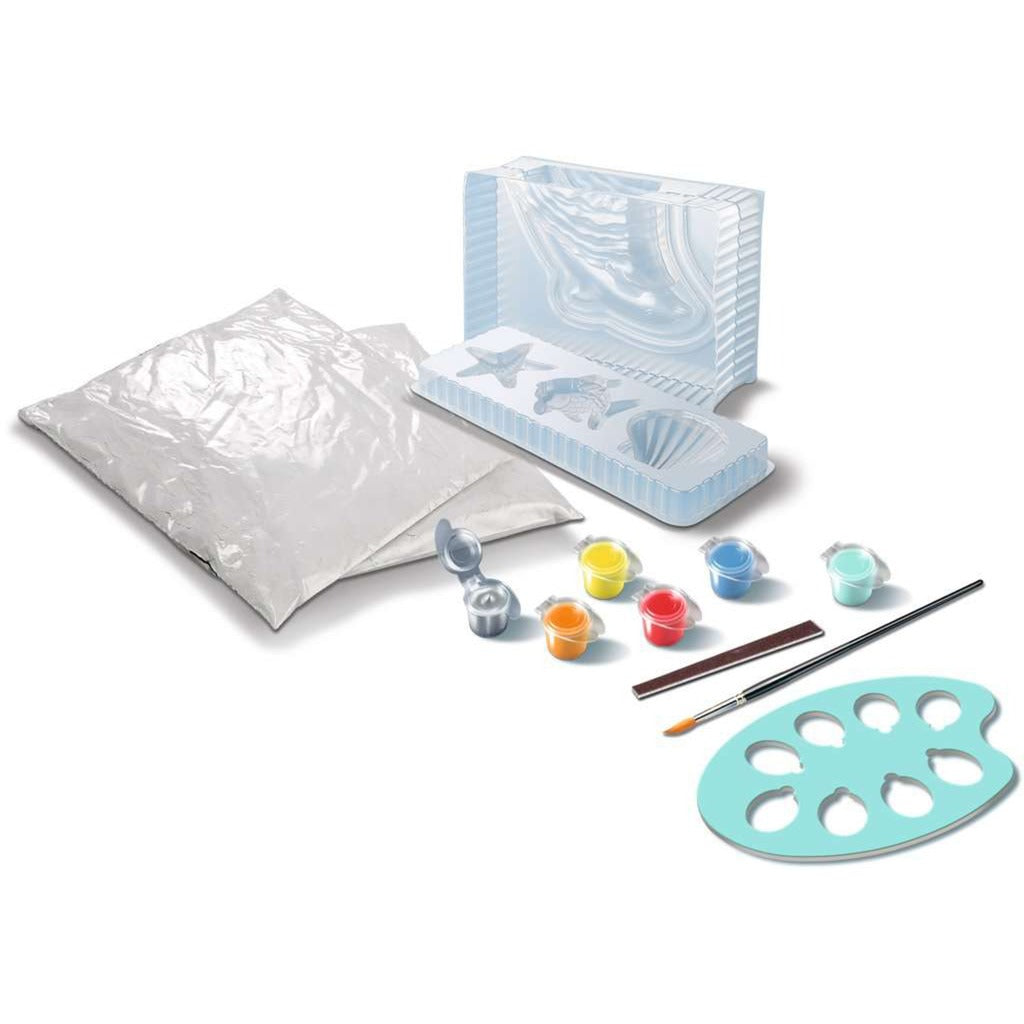 Bastelset DIY Gipsfiguren giessen Delfine, Basteln
