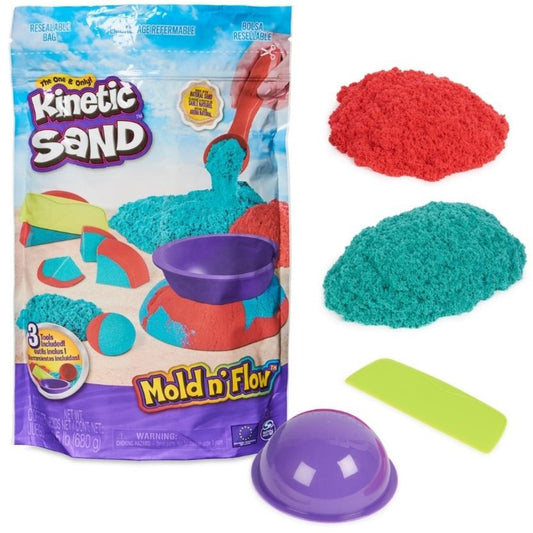 Kinetic Sand - Mold n Flow Set, Spielsand