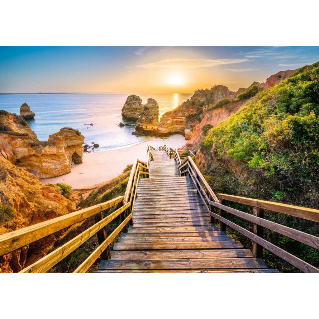 Puzzle Beautiful Walkways - Holztreppe zum Praio do Camillo