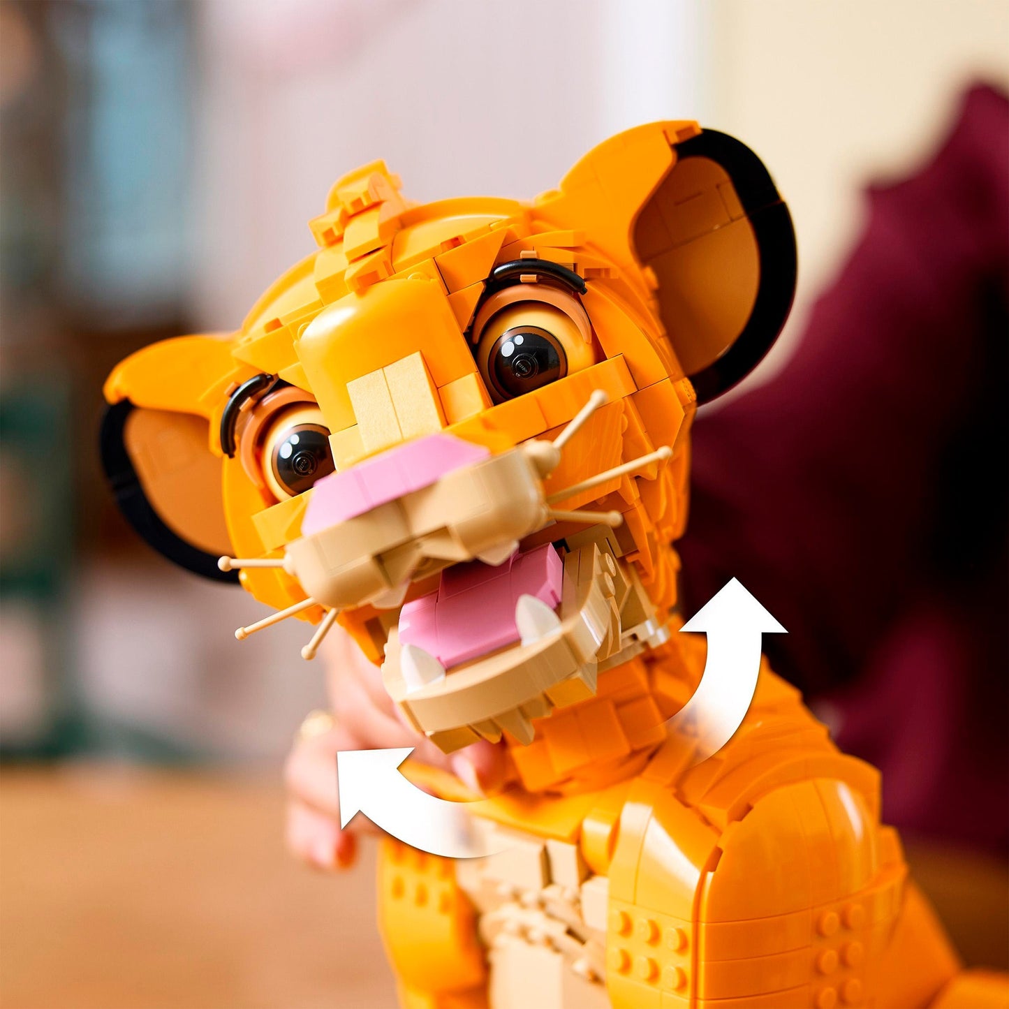 LEGO 43247 Disney Simba, Der junge König der Löwen, Konstruktionsspielzeug